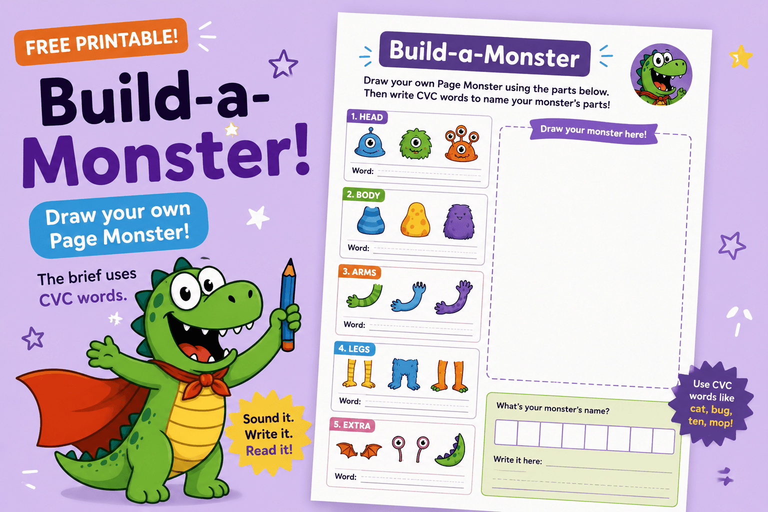 Build-a-Monster preview
