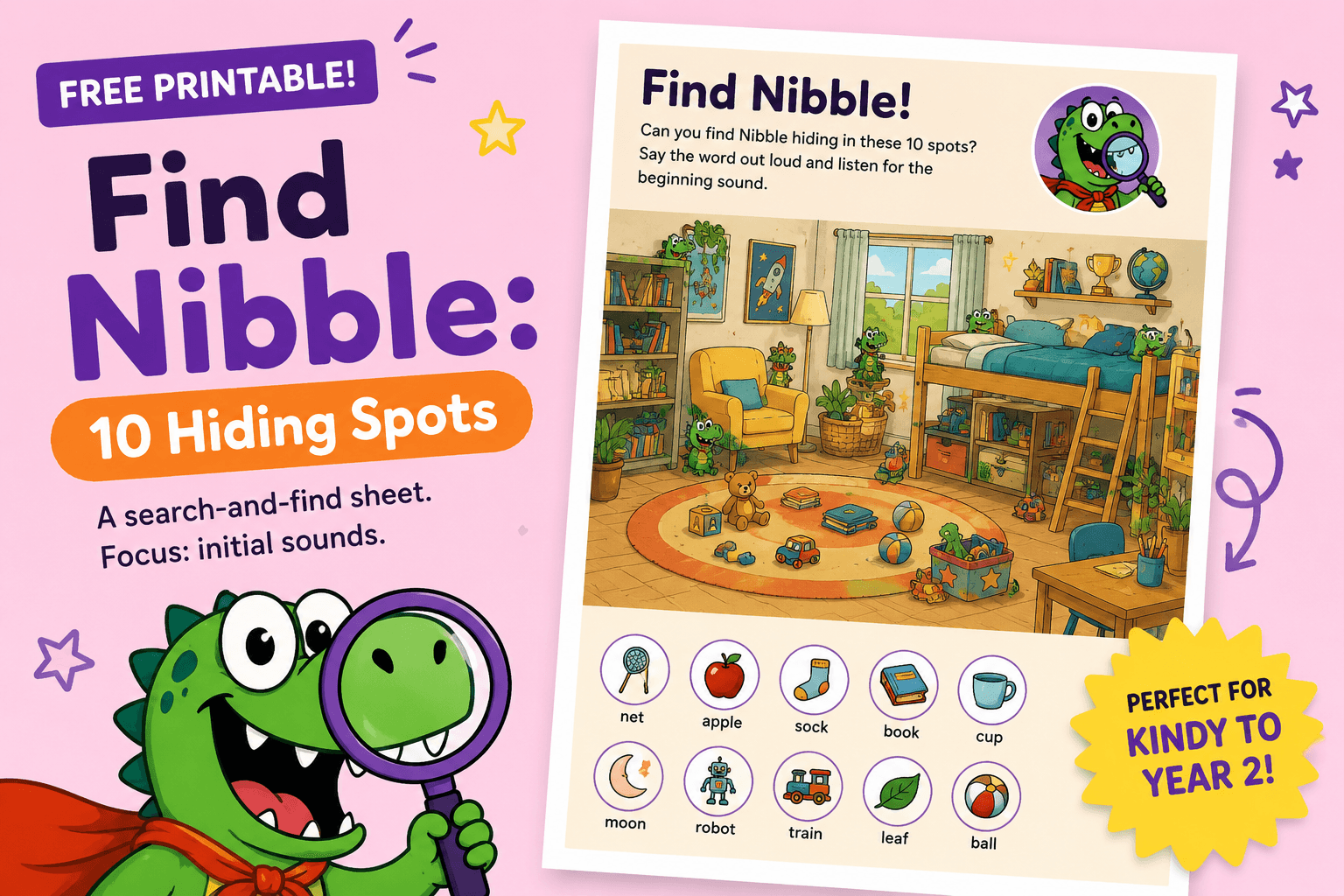 Find Nibble printable preview